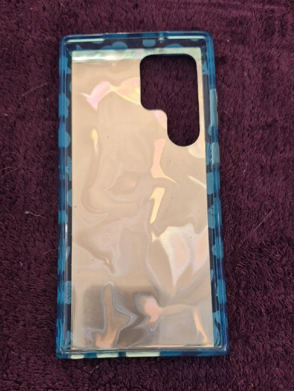 Velvet Caviar Aquamarine Holograohic Samsung S23 Ultra Phone Case